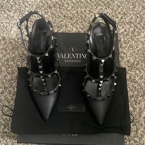 Valentino Noir Rockstud slighback